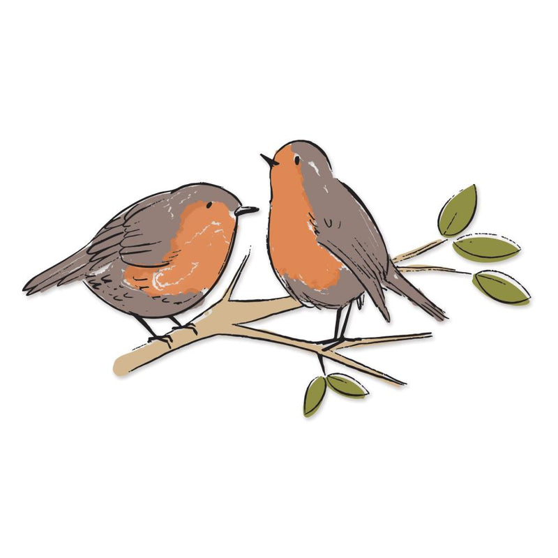 Sizzix Layered Clear Stamps By Josh Griffiths - Garden Birds