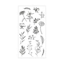 Sizzix Clear Stamp Set By Lisa Jones - Garden Botanicals