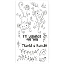 Sizzix Clear Stamps Set By Catherine Pooler 15/Pkg - Going Bananas