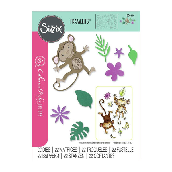 Sizzix Thinlits Die Set By Catherine Pooler 22/Pkg - Going Bananas #2