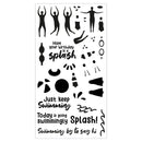 Sizzix Clear Stamps Set By Catherine Pooler 29/Pkg - Synchronized Swimmers
