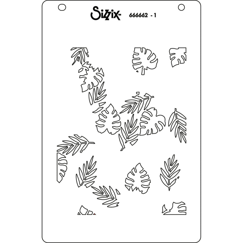 Sizzix Layered Stencils A6 By Catherine Pooler 4/Pkg - It's A Jungle Out There