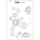 Sizzix A6 Layered Stencil 4/Pkg - Abstract Blooms*