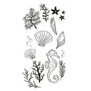 Sizzix Clear Stamps By Lisa Jones 15/Pkg - Ocean Elements*