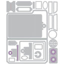 Sizzix Thinlits Die Set 24/Pkg by Tim Holtz - Vault Noteworthy