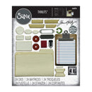 Sizzix Thinlits Die Set 24/Pkg by Tim Holtz - Vault Noteworthy