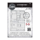 Sizzix 3D Texture Fades Embossing Folder A5 By Tim Holtz - Foundry