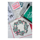 Sizzix Clear Stamps Set 9/Pkg w/ 8/Pkg Framelits Die Set by 49 and Market - Build a Wreath