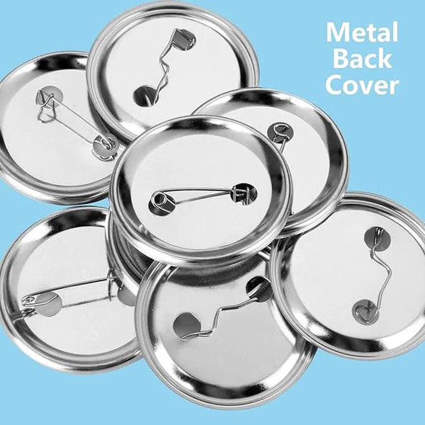 Universal Crafts Button Press Blank Buttons 100 Pack - 58mm