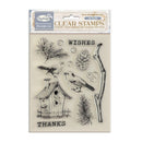 Stamperia Clear Stamps - Create Happiness Dewdrops - Nest Bird