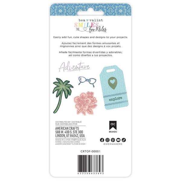 Bea Valint - Smiles For Miles Collection - Clear Photopolymer Stamps and Dies
