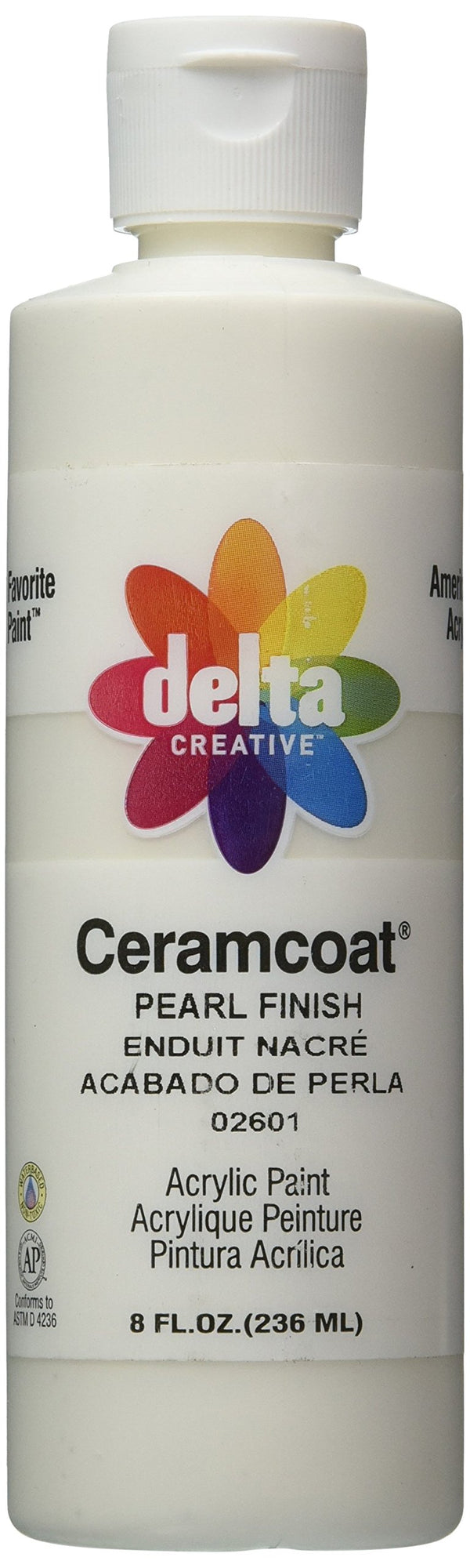 Pearl fini-delta ceramcoat 8 oz
