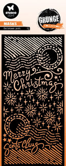 Studio Light Grunge Stencil 5.9"X8.27" Christmas Post