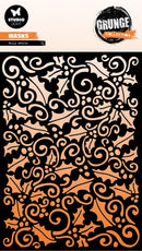 Studio Light Grunge Stencil 5.9"X8.27" Holly Swirl