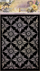 Jenine's Mindful Art Stencil 5.83"X8.27" Celestial Flowers, Growing & Blooming