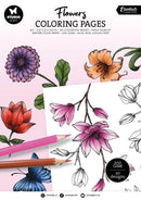 Studio Light Colouring Pages 20/Pkg Flowers