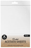 Studio Light Winter Wonderland Acetate Sheets 6/Pkg Winter Wonderland