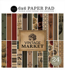 Carta Bella Double-Sided Paper Pad 6"X6" Vintage Market