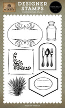 Carta Bella Vintage Market Stamp Set Lavender Bundle