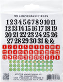 49 And Market Chipboard Set Bits, Mistletoe And Memories