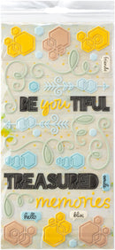 49 And Market Puffy Stickers Botanical Buzz