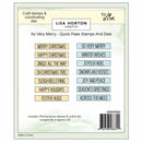 Lisa Horton Crafts Stamps And Dies Set So Very Merry - Quick Pass
