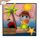 Elizabeth Craft Clear Stamps Summer Travel Sentiments