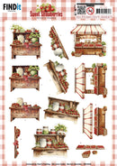 Find It Trading Berries Beauties 3D Push Out Sheet Strawberry Sale, Sweet Strawberries