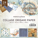 Memory Place Collage Origami Papers 5.9"X5.9" 24/Pkg Sail Away