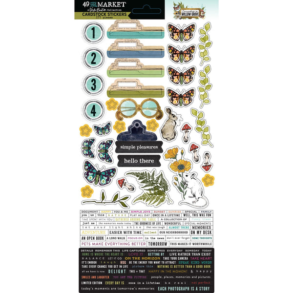 49 And Market Cardstock Stickers Curiosities In Willow Grove