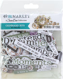 49 And Market Chipboard Set Bits, Echoes Of Time