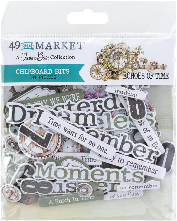 49 And Market Chipboard Set Bits, Echoes Of Time