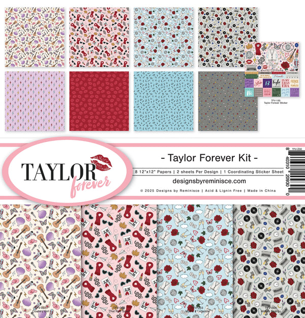 Reminisce Collection Kit 12"X12" - Taylor Forever