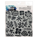 Simon Hurley create. Background Stamp 6"X6" Tropical Flora