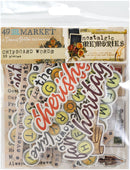 49 And Market Chipboard Set Nostalgic Memories