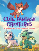 Dover - Cute Fantasy Creatures Coloring Book Soft Cover