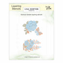 Lisa Horton Crafts Layering Stencils And Dies Glorious Garden