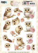 Find It Trading Owlways Yours 3D Pushout Sheet Whimsy