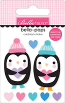 Bella Blvd Snowflake Season Bella-Pops 3D Stickers - Tuxedo Twosome