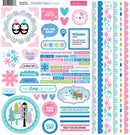 Bella Blvd Snowflake Season Cardstock Stickers 12"X12" Doohickey