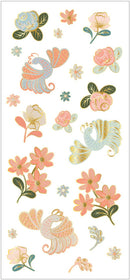 Product image of paper house birds & blossoms foil stickers featuring pastel birds and blossoms foil stickers.