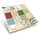 Find It Trading Paper Pack 8"X8" 18/Pack - Winter Bunnies paper
