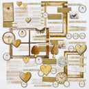 49 and Market Faded Memory Lane Chipboard Set