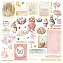 Prima Marketing Sweet Spring Collection Ephemera β Sunshine & Bunnies β 94pc Foiled Ephemera Pack