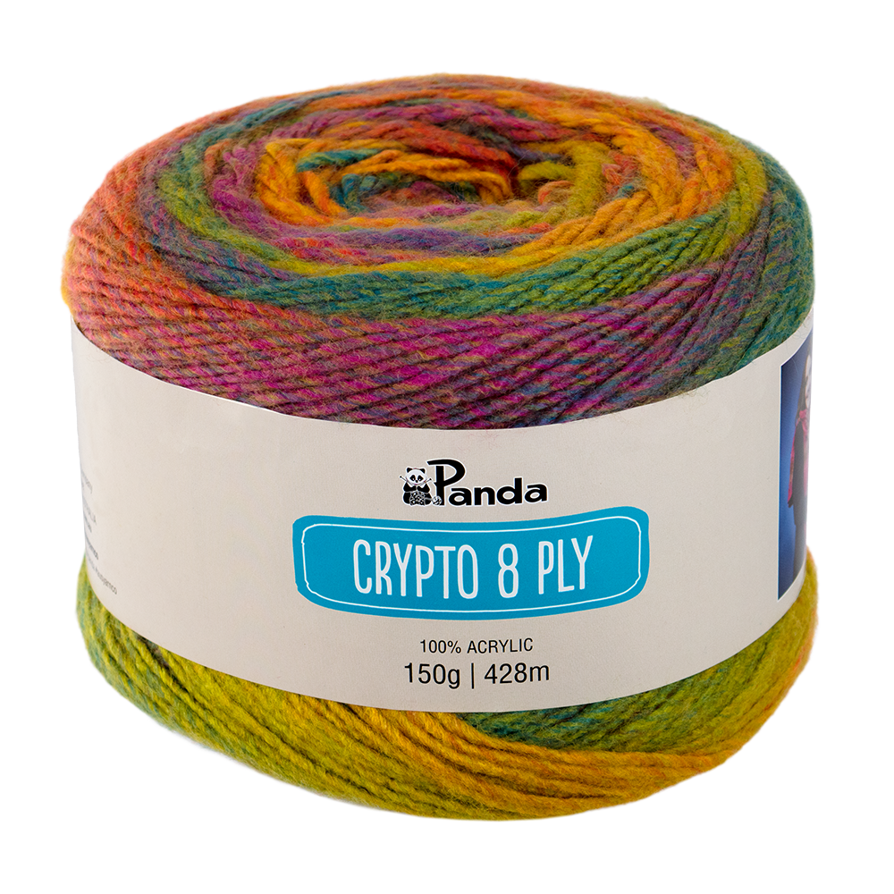 Panda Crypto Acrylic Yarn 8ply 150g - Gypsy – CraftOnline