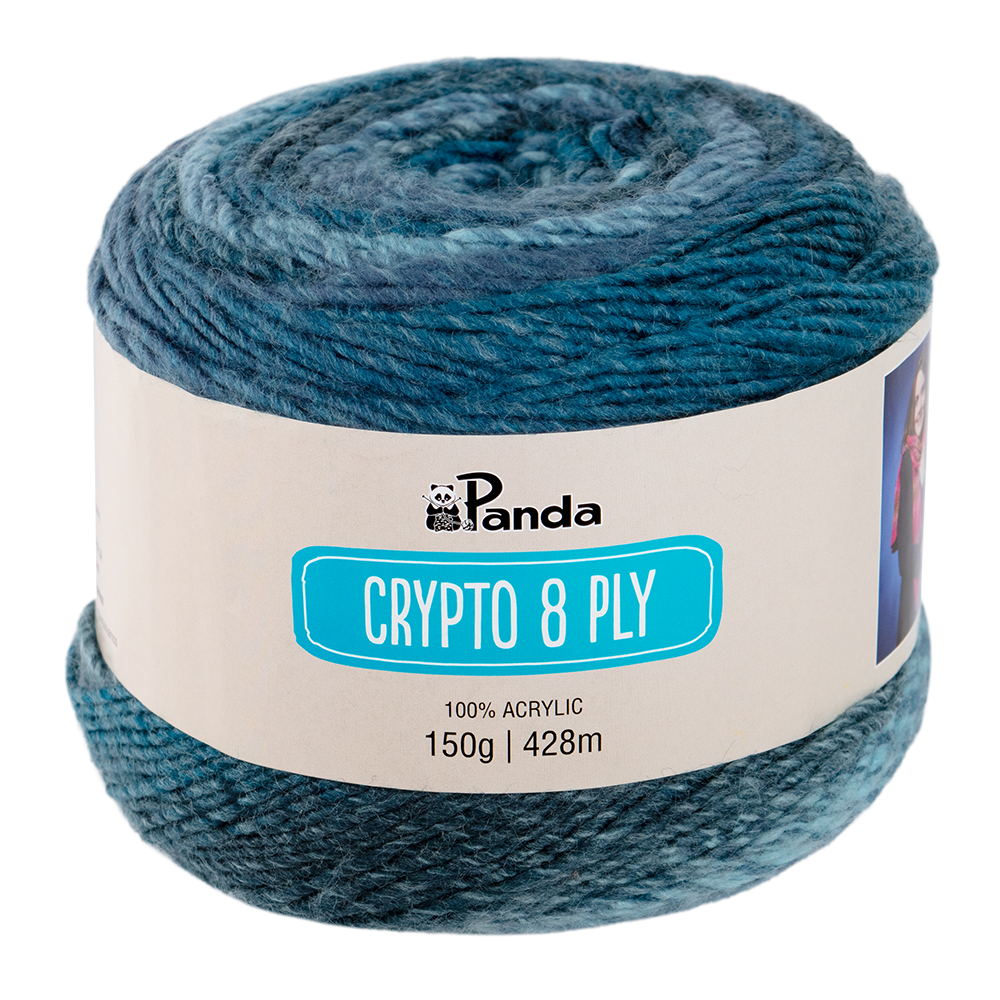 Panda Crypto Acrylic Yarn 8ply 150g - Arctic – CraftOnline