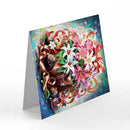 Poppy Crafts Diamond Art Greeting Card Kit