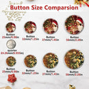 Universal Crafts Button Press Blank Buttons 100 Pack - 58mm