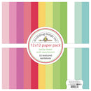Doodlebug Textured Double-Sided Cardstock 12"X12" Berry Sweet