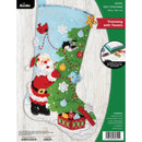 Bucilla Felt Stocking Applique Kit 18" Long Trimming With Tweets